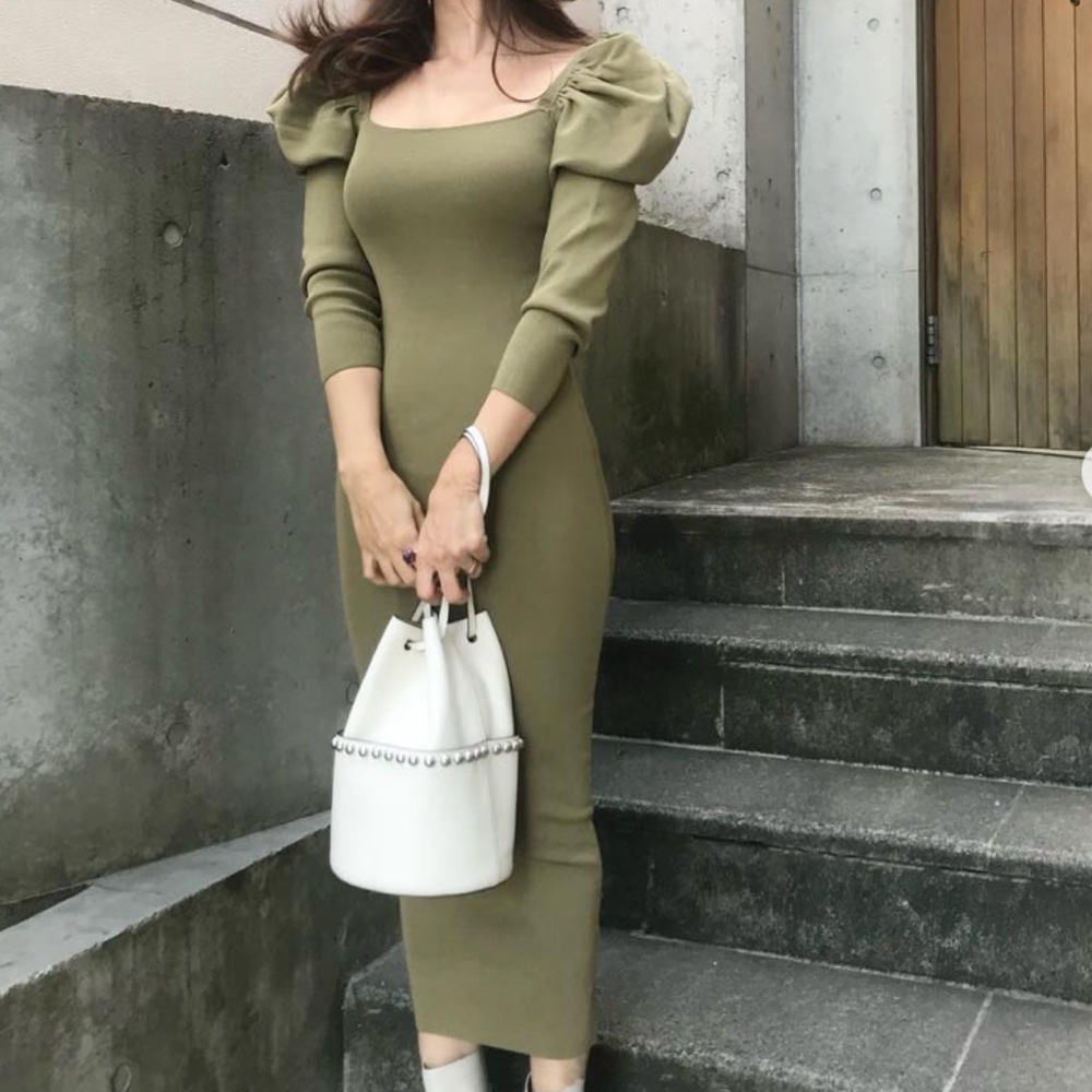 ZARA Puffy Sleeved Dress Size S